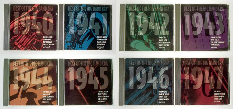 BEST OF THE BIG BAND ERA 1940-1947 BMG 8 CD LOT